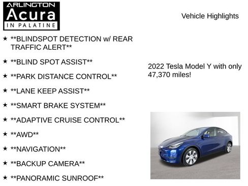 Used 2022 Tesla Model Y Long Range AWD/4WD image 7