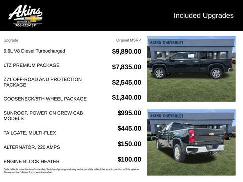 Used 2022 Chevrolet Silverado 2500 LTZ w/ LTZ Premium Package AWD/4WD image 5