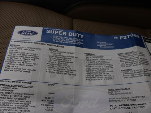 Used 2024 Ford F250 Lariat w/ Lariat Ultimate Package AWD/4WD image 68