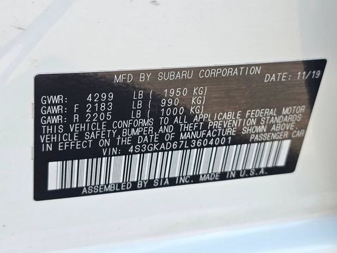 Used 2020 Subaru Impreza 2.0i Premium AWD/4WD image 34