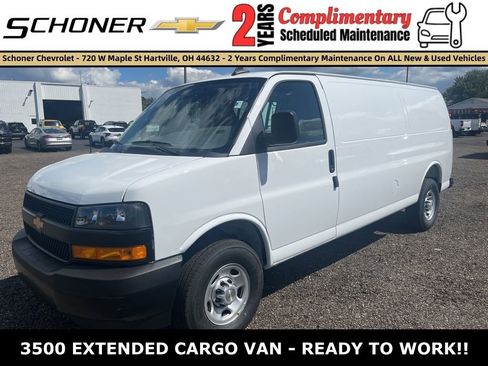 New 2025 Chevrolet Express 3500 Extended w/ Driver Convenience Package RWD image 1