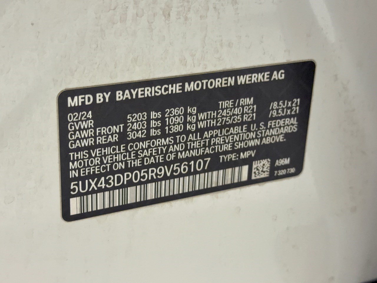 Certified 2024 BMW X3 sDrive30i w/ Convenience Package RWD image 31