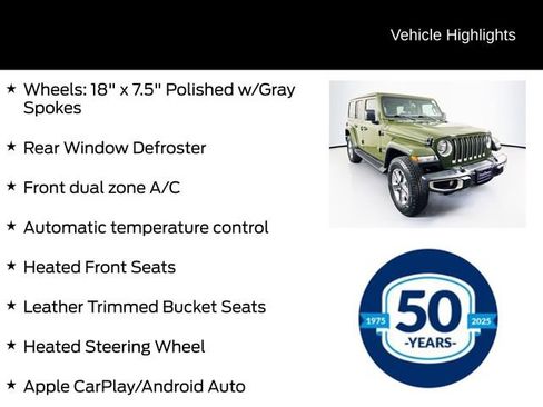 Used 2022 Jeep Wrangler Unlimited Sahara w/ Cold Weather Group image 11