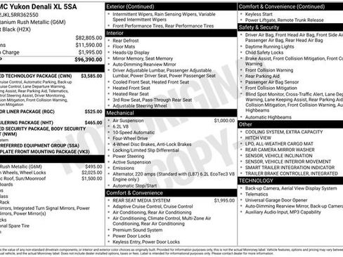 Used 2024 GMC Yukon XL Denali w/ Advanced Technology Package image 5