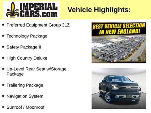 Used 2021 Chevrolet Silverado 1500 High Country w/ Technology Package image 7