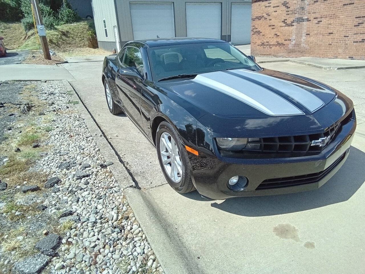 Used 2013 Chevrolet Camaro LS w/ Silver Rally Stripe Package RWD image 2