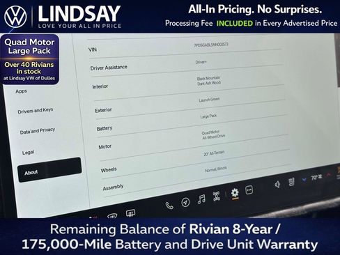 Used 2022 Rivian R1S Launch Edition AWD/4WD image 25