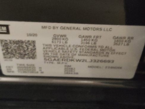 Used 2020 Buick Enclave Avenir w/ LPO, Floor Liner Package FWD image 33