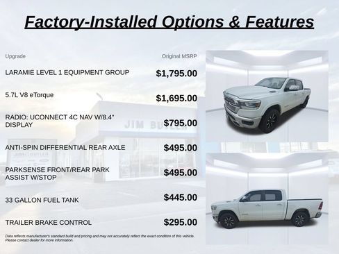 Used 2020 RAM 1500 Laramie AWD/4WD image 2