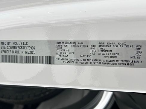 New 2026 RAM ProMaster 3500 w/ Premium Convenience Group image 22