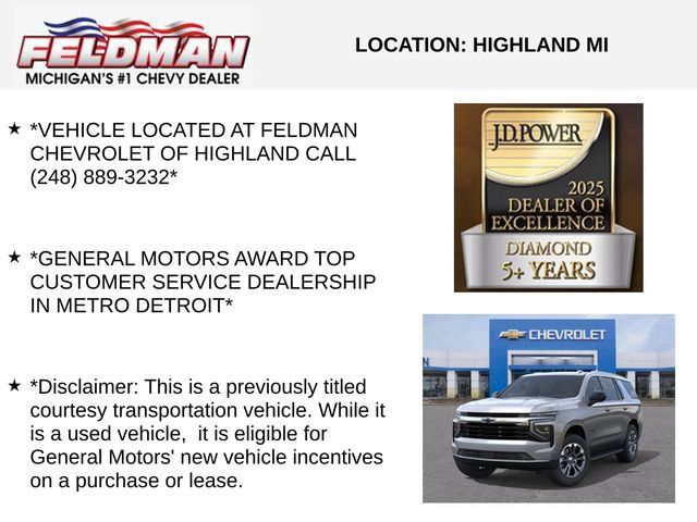 New 2026 Chevrolet Tahoe LS w/ LPO, Dark Essentials Package AWD/4WD image 3