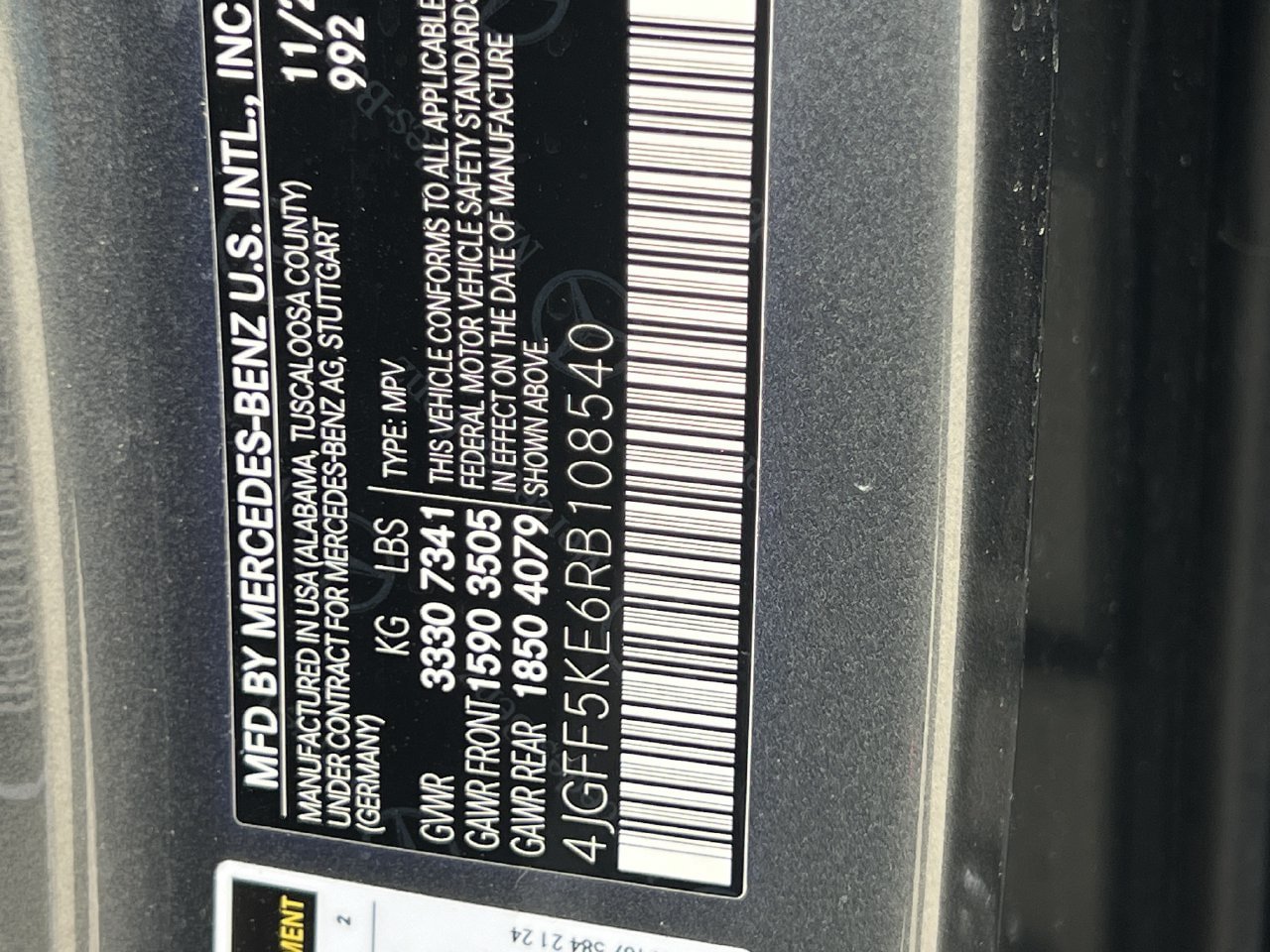 Used 2024 Mercedes-Benz GLS 450 4MATIC image 12