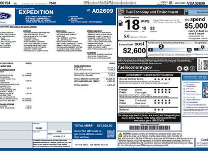 New 2027 Ford Expedition Platinum