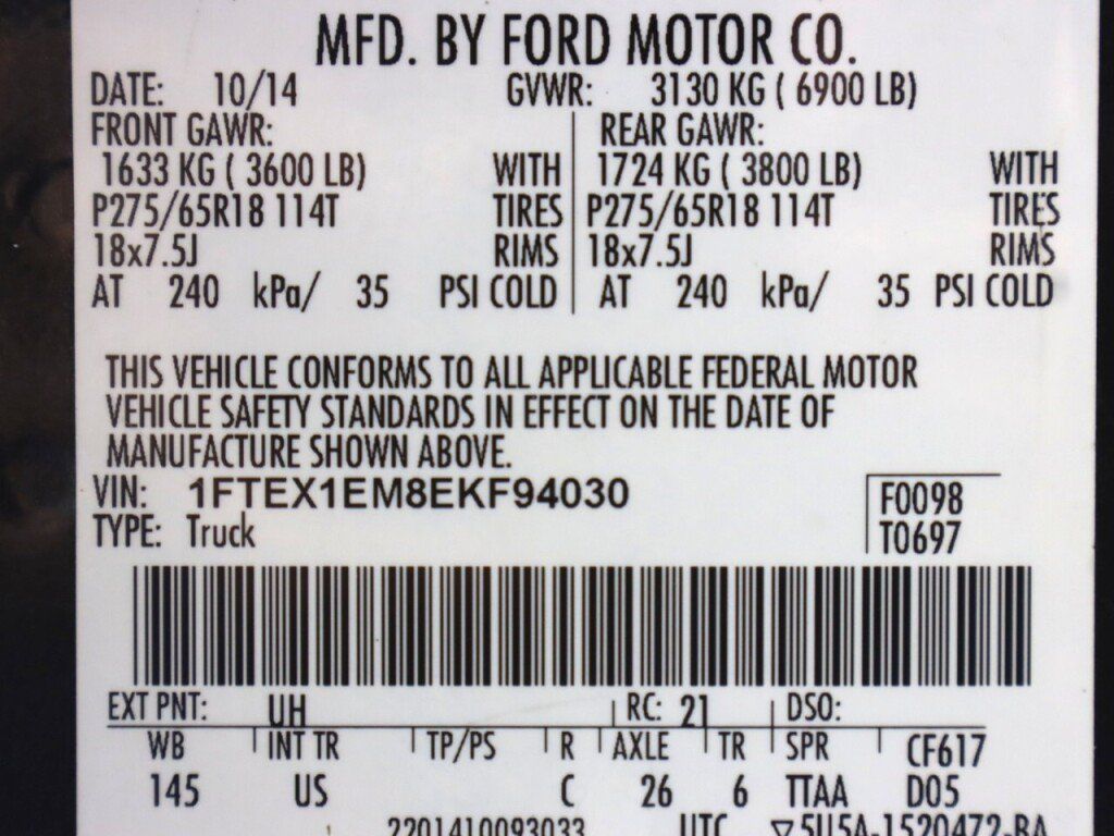Used 2014 Ford F150 STX w/ Equipment Group 201A Mid AWD/4WD image 39