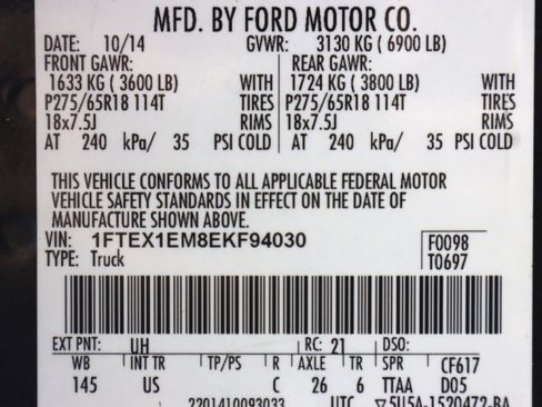Used 2014 Ford F150 STX w/ Equipment Group 201A Mid AWD/4WD image 39