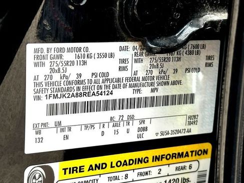Used 2024 Ford Expedition Max Limited AWD/4WD image 34