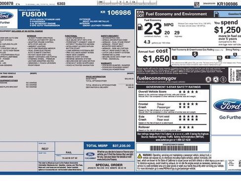 Used 2019 Ford Fusion Titanium AWD/4WD image 6