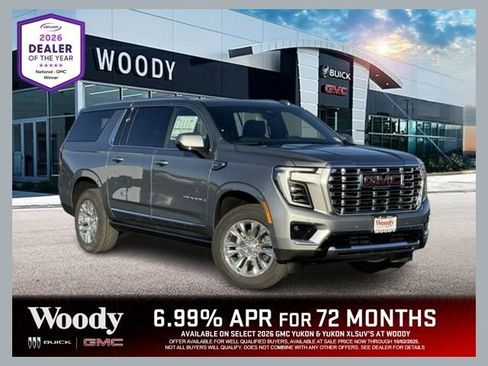 New 2026 GMC Yukon XL Denali w/ Sun & Power Step Package AWD/4WD image 1