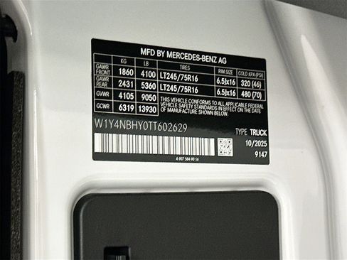 New 2026 Mercedes-Benz Sprinter 144 Cargo image 28