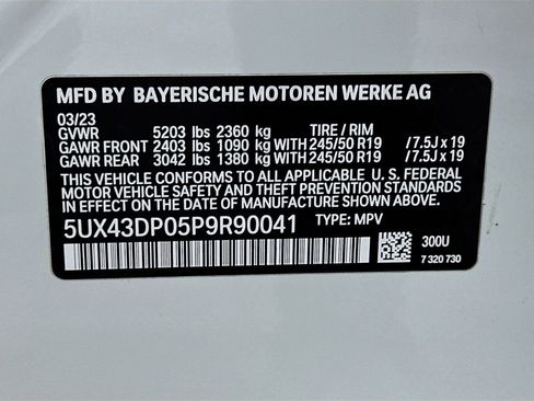 Certified 2023 BMW X3 sDrive30i w/ Parking Assistance Package image 32