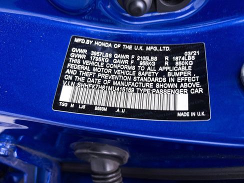 Used 2021 Honda Civic EX image 38