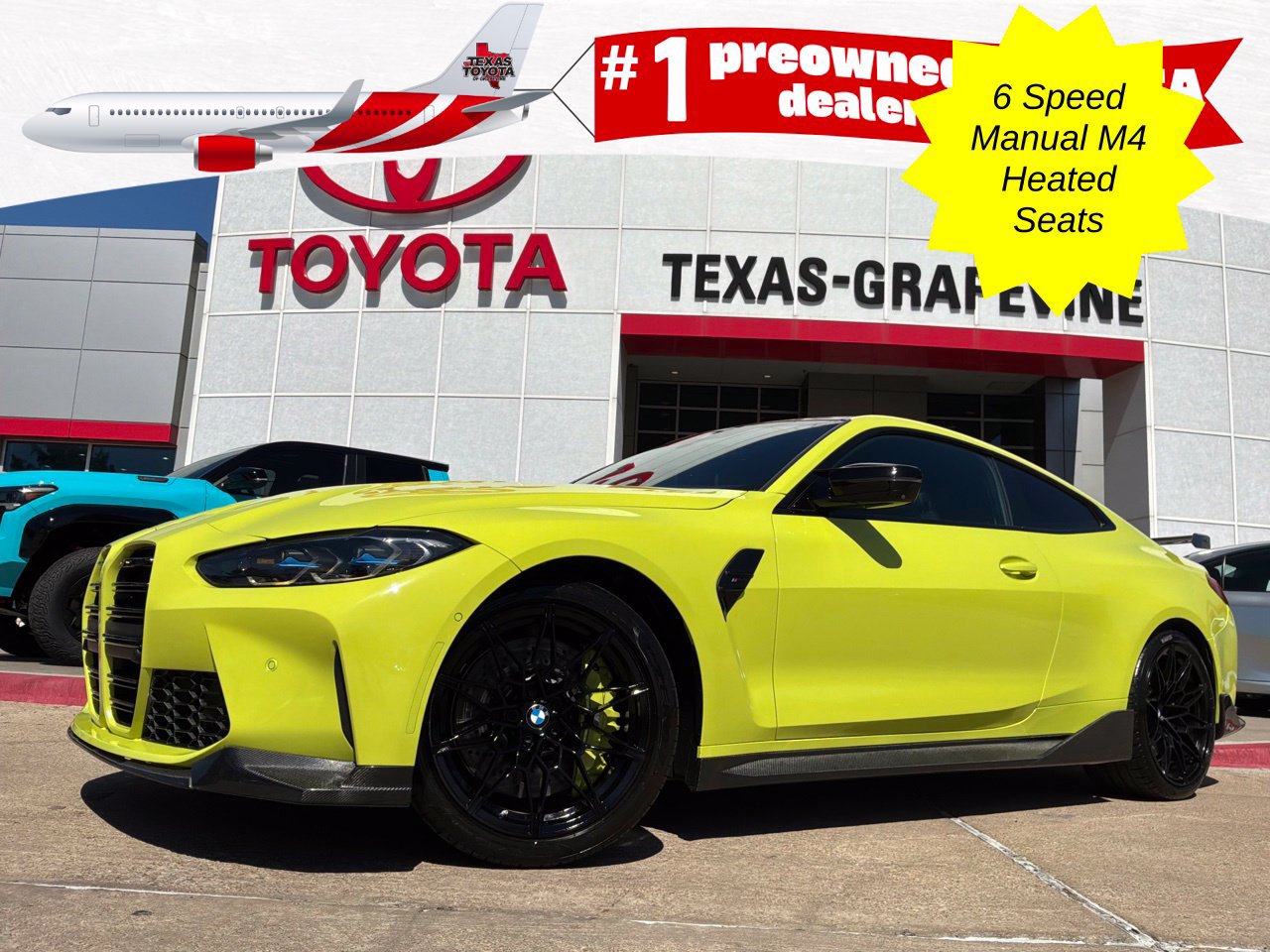 Used 2021 BMW M4 Coupe w/ Executive Package RWD image 1