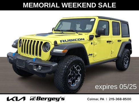 Used 2023 Jeep Wrangler Unlimited Rubicon 4xe AWD/4WD image 1