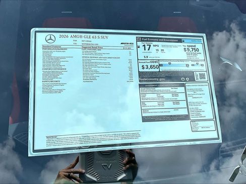 New 2026 Mercedes-Benz GLE 63 AMG S image 22