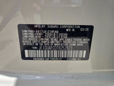 New 2026 Subaru Impreza 2.0i Sport AWD/4WD image 27