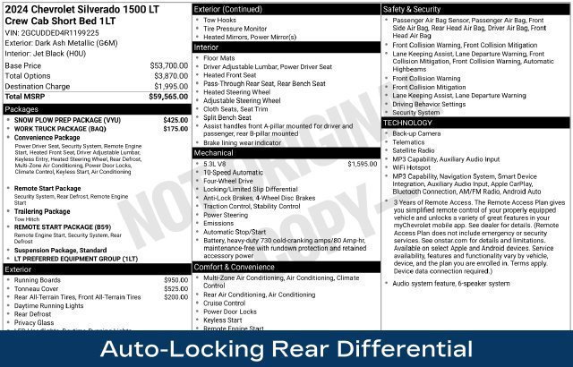 Used 2024 Chevrolet Silverado 1500 LT w/ Snow Plow Prep Package AWD/4WD image 28
