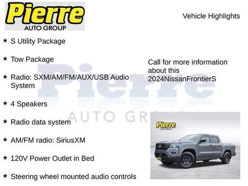 Used 2024 Nissan Frontier S w/ S Utility Package AWD/4WD image 7