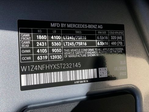 New 2025 Mercedes-Benz Sprinter 2500 image 18