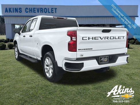 Certified 2023 Chevrolet Silverado 1500 Custom w/ LPO, Dark Essentials Package AWD/4WD image 9