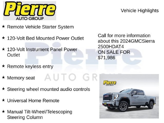 Used 2024 GMC Sierra 2500 AT4 w/ Technology Package AWD/4WD image 22