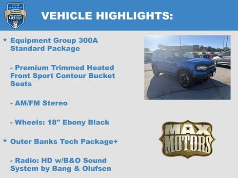 New 2026 Ford Bronco Sport Outer Banks w/ Outer Banks Tech Package+ AWD/4WD image 6