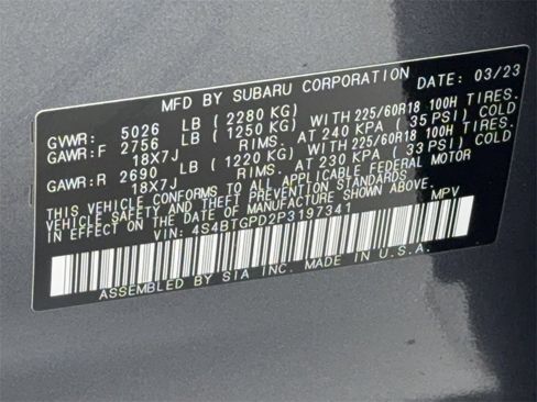 Used 2023 Subaru Outback Touring XT image 58