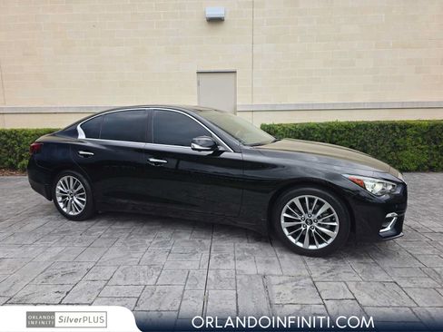 Used 2023 INFINITI Q50 Luxe w/ Cargo Package RWD image 1