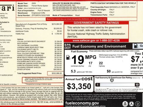 Certified 2025 Ferrari Roma Spider image 2