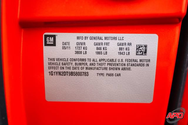 Used 2011 Chevrolet Corvette ZR1 w/ Preferred Equipment Group RWD image 87