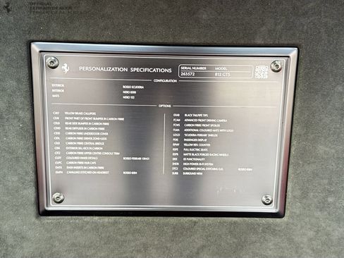 Certified 2021 Ferrari 812 GTS RWD image 28