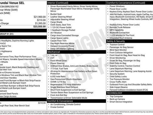 Used 2024 Hyundai Venue SEL FWD image 5