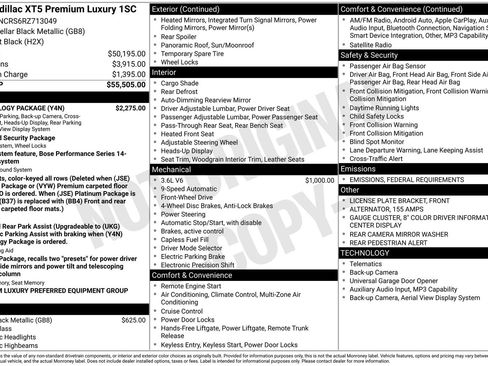 Used 2024 Cadillac XT5 Premium Luxury w/ Technology Package image 39