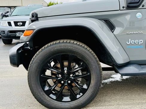 Used 2021 Jeep Wrangler Unlimited Sahara 4xe w/ Cold Weather Group image 11