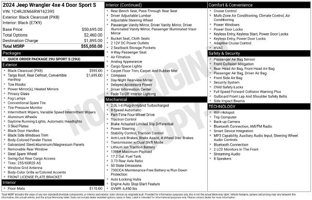 Used 2024 Jeep Wrangler Unlimited AWD/4WD image 19