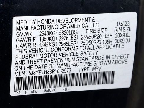 Certified 2023 Acura MDX SH-AWD w/ Advance Package image 43