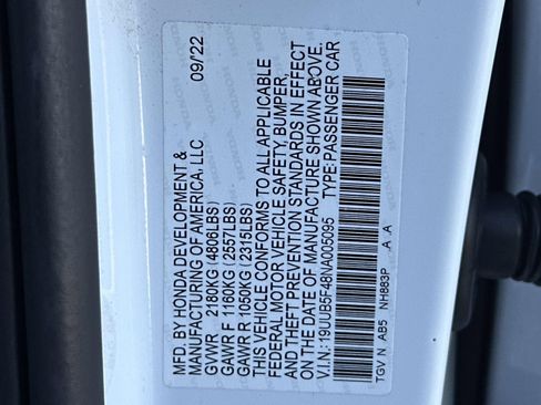 Certified 2022 Acura TLX w/ Technology Package image 26