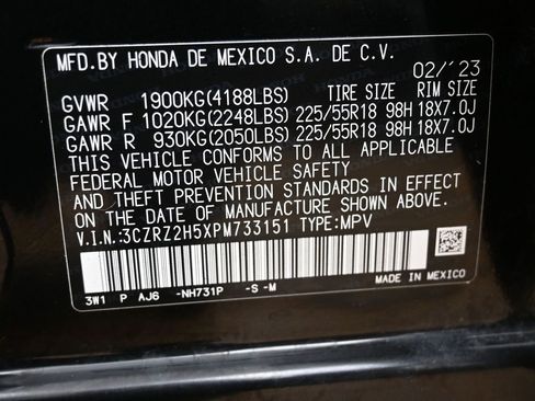 Used 2023 Honda HR-V Sport image 38