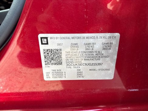 Used 2018 Chevrolet Silverado 1500 LTZ w/ Sport Package image 28