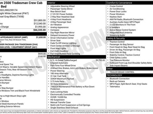 New 2024 RAM 2500 Tradesman w/ Chrome Appearance Group image 15