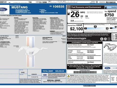 Used 2024 Ford Mustang Coupe RWD image 4